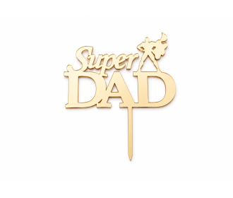 Cake topper Super Dad Cake topper Super Dad