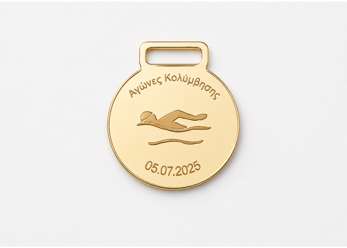 Plexiglass Μετάλλιο βράβευσης - Κολύμβηση 5cm x 5.8cm Plexiglass Μετάλλιο βράβευσης - Κολύμβηση 5cm x 5.8cm