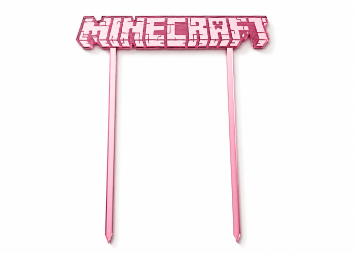 Plexiglass caketopper Minecraft 15cm μήκος Plexiglass caketopper Minecraft 15cm μήκος