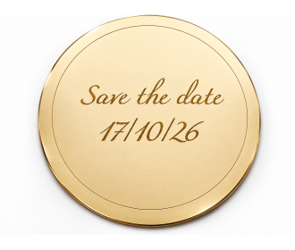 Plexiglass διακοσμητικο Save the Date Plexiglass διακοσμητικο Save the Date