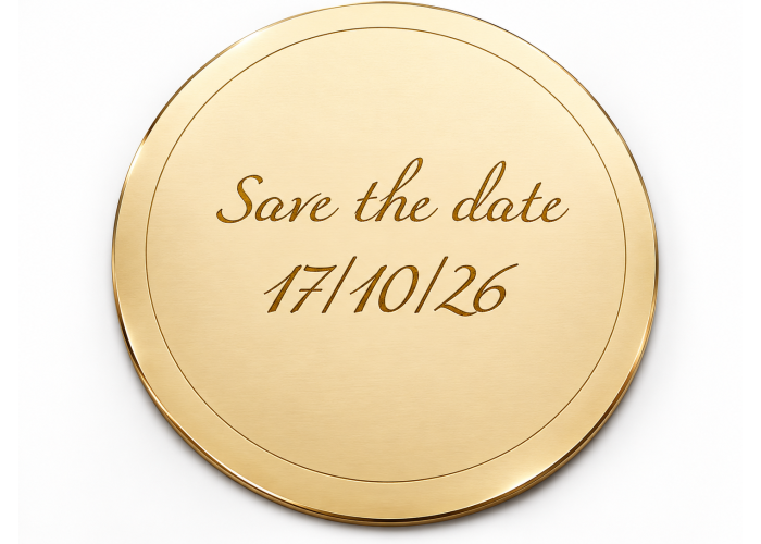 Plexiglass διακοσμητικο Save the Date Plexiglass διακοσμητικο Save the Date