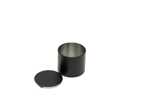 ΜΑΥΡΟ ΣΤΡΟΓΓΥΛΟ ΜΕΤΑΛΛΙΚΟ ΚΟΥΤΙ 50g Δ6.5 X 5.5 EK.