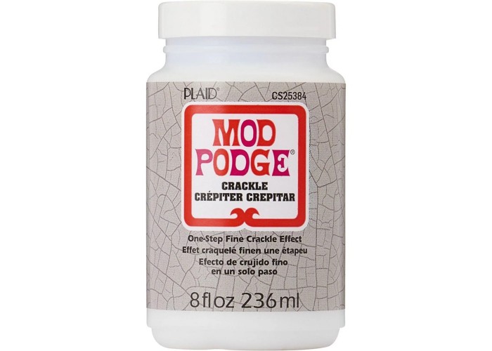 Mod Podge • Crackle 236ml – Κόλλα & Γυαλιστερό Βερνίκι για Κατασκευές