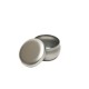 SILVER ΣΤΡΟΓΓΥΛΟ ΜΕΤΑΛΛΙΚΟ ΚΟΥΤΙ Δ7.8 X 4.5 εκ. SILVER ΣΤΡΟΓΓΥΛΟ ΜΕΤΑΛΛΙΚΟ ΚΟΥΤΙ Δ7.8 X 4.5 εκ.