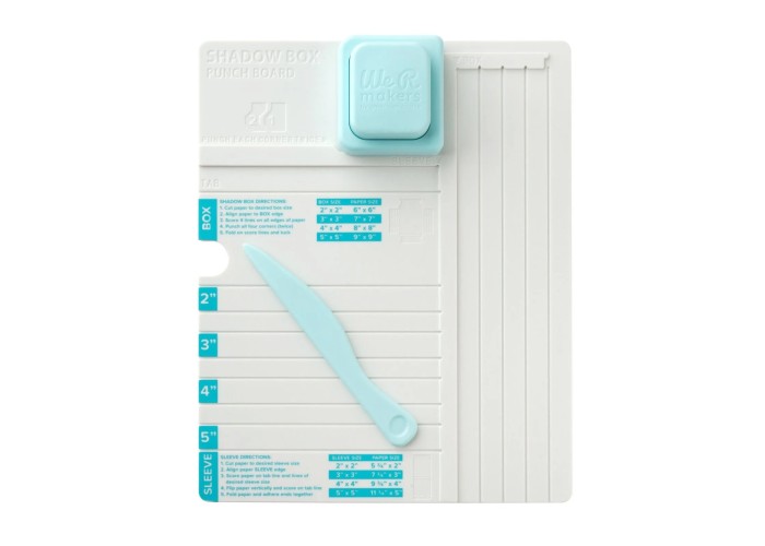 We R Makers • Shadow Box Punch Board