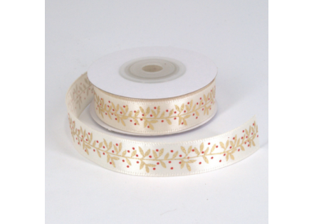 ΚΟΡΔΕΛΑ ΜΕ ΧΡΥΣΑ ΚΛΑΔΙΑ 15ΜΜΧ10ΜΕΤ IVORY-GOLD MET-RED