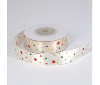 ΚΟΡΔΕΛΑ ΜΕ ΧΡΩΜΑΤΙΣΤΑ ΑΣΤΕΡΙΑ 15ΜΜΧ10ΜΕΤ IVORY-GREEN D-RED-GOLD ΚΟΡΔΕΛΑ ΜΕ ΧΡΩΜΑΤΙΣΤΑ ΑΣΤΕΡΙΑ 15ΜΜΧ10ΜΕΤ IVORY-GREEN D-RED-GOLD