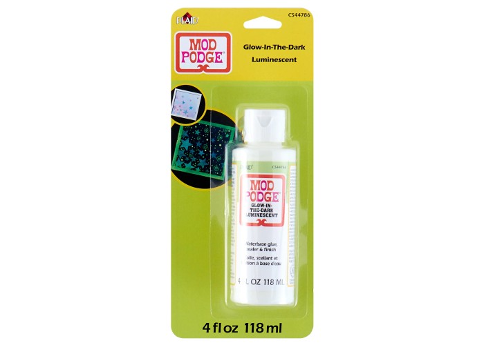 Mod Podge • Glow in the Dark 118ml  Κόλλα ντεκουπάζ 3 σε 1