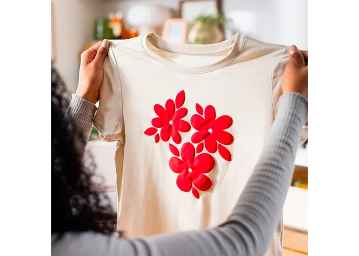 Cricut Heat Transfer Vinyl Bελουτε Puff Άσπρο 30 x 48 εκ Cricut Heat Transfer Vinyl Bελουτε Puff Άσπρο 30 x 48 εκ