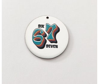 Ξύλινο διακοσμητικό Six - Seven #1