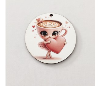 Ξύλινο διακοσμητικό Ballerina Cappuccina #2