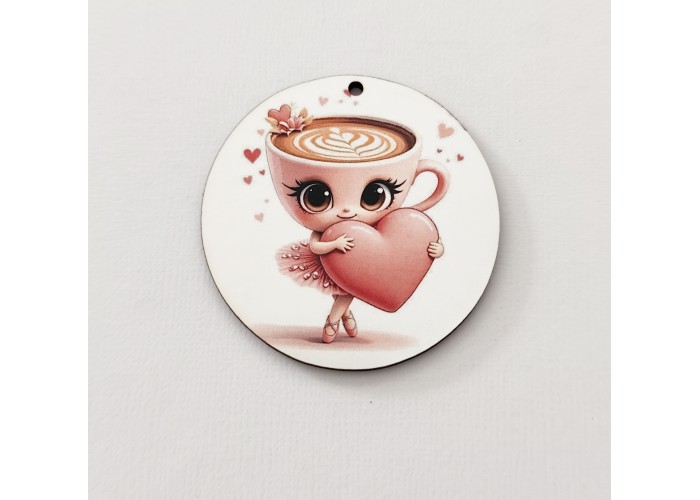 Ξύλινο διακοσμητικό Ballerina Cappuccina #2