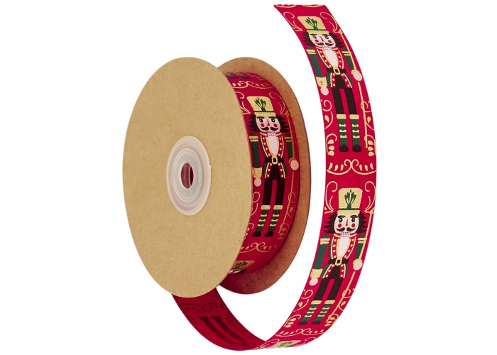 ΚΟΡΔΕΛΑ ΜΕ ΣΧΕΔΙΟ ΚΑΡΥΟΘΡΑΥΣΤΕΣ 25MMX20MET RED-GREEN D-GOLD MET ΚΟΡΔΕΛΑ ΜΕ ΣΧΕΔΙΟ ΚΑΡΥΟΘΡΑΥΣΤΕΣ 25MMX20MET RED-GREEN D-GOLD MET