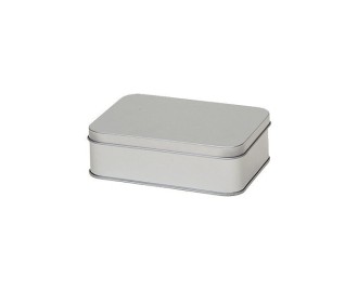 SILVER ΜΕΤΑΛΛΙΚΟ ΚΟΥΤΙ 14.2Χ10Χ4.6 εκ