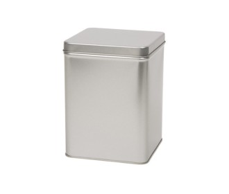 SILVER ΜΕΤΑΛΛΙΚΟ ΚΟΥΤΙ 12.8X12.8X17.4 εκ. 750g