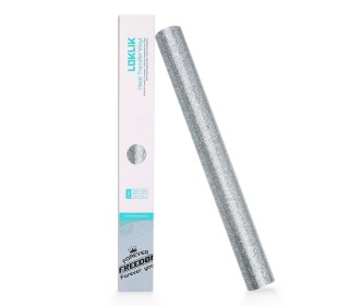 LOKLiK • Heat Transfer Vinyl Glitter Silver 30cm x 90cm 