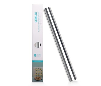 LOKLiK Permanent Adhesive Vinyl Mirror Metallic Silver 30.5x180cm LOKLiK Permanent Adhesive Vinyl Mirror Metallic Silver 30.5x180cm