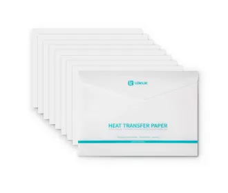 LOKLiK •Eκτυπώσιμο Heat Transfer Paper Sheet για Ανοιχτόχρωμα υφάσματα - 8τεμ