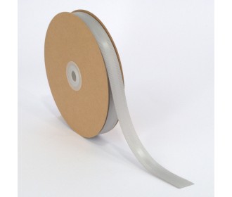 Κορδέλα Σατέν με Γκρο 15mm x 50m Γκρι (Grey)