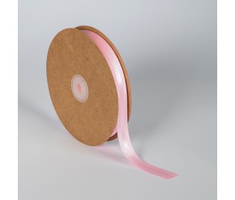 Κορδέλα Σατέν με Γκρο 15mm x 50m Ανοιχτό Ροζ - Baby Pink (Pink L)