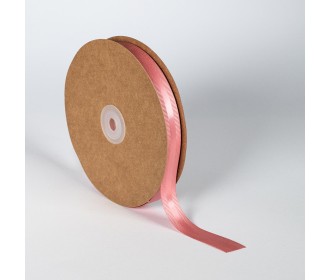 Κορδέλα Σατέν με Γκρο 15mm x 50m Παλαιό Ροζ (Pink Old)