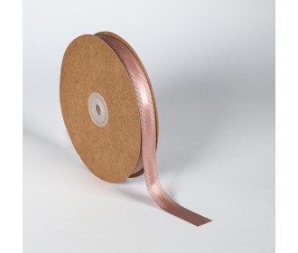 Κορδέλα Σατέν με Γκρο 15mm x 50m Αντικέ Μωβ (Ant Mauve)