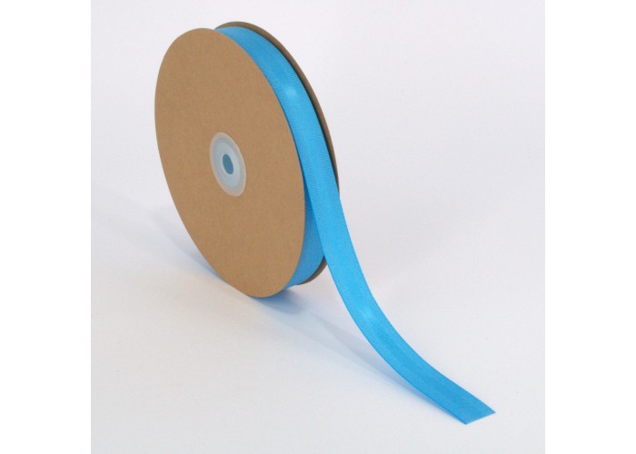Κορδέλα Σατέν με Γκρο 15mm x 50m Τουρκουάζ (Turquoise)