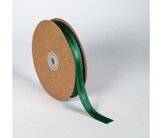 Κορδέλα Σατέν με Γκρο 15mm x 50m Σκούρο Πράσινο (Green D)