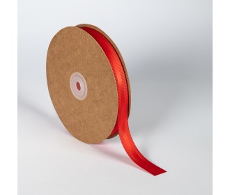 Κορδέλα Σατέν με Γκρο 15mm x 50m Κόκκινη (Red)