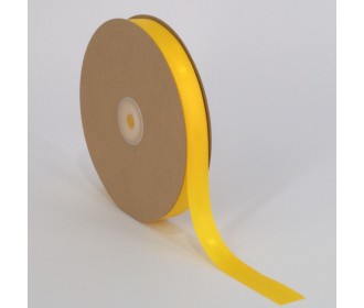 Κορδέλα Σατέν με Γκρο 15mm x 50m Κίτρινη (Yellow)