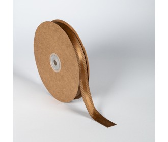 Κορδέλα Σατέν με Γκρο 15mm x 50m Ανοιχτό Καφέ (Brown L) Κορδέλα Σατέν με Γκρο 15mm x 50m Ανοιχτό Καφέ (Brown L)