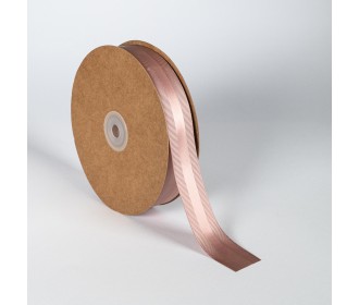 Κορδέλα Σατέν με Γκρο 25mm x 50m Antique Mauve (Ant Mauve)