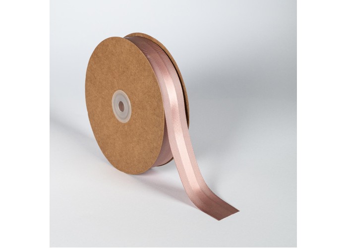 Κορδέλα Σατέν με Γκρο 25mm x 50m Antique Mauve (Ant Mauve)