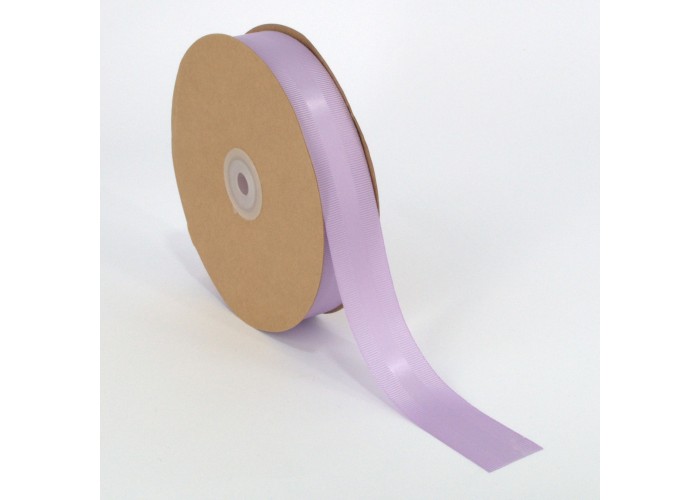 Κορδέλα Σατέν με Γκρο 25mm x 50m Λιλά (Lilac)