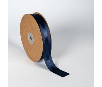 Κορδέλα Σατέν με Γκρο 25mm x 50m Μπλε (Blue)