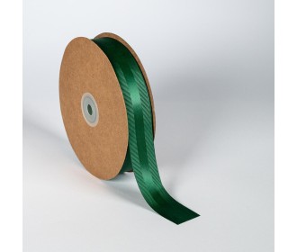 Κορδέλα Σατέν με Γκρο 25mm x 50m Σκούρο Πράσινο (Green D)