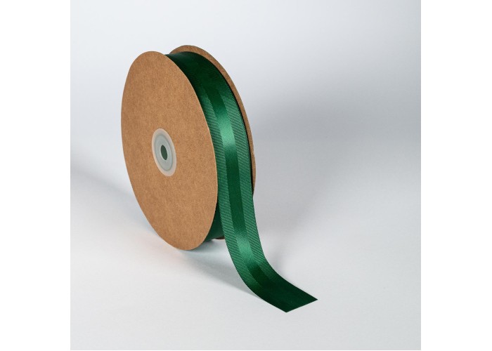 Κορδέλα Σατέν με Γκρο 25mm x 50m Σκούρο Πράσινο (Green D) Κορδέλα Σατέν με Γκρο 25mm x 50m Σκούρο Πράσινο (Green D)
