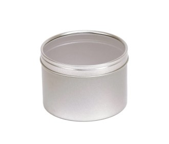 SILVER WINDOW ΜΕΤΑΛΛΙΚΟ ΚΟΥΤΙ Δ9,5 Χ 6,5 εκ.