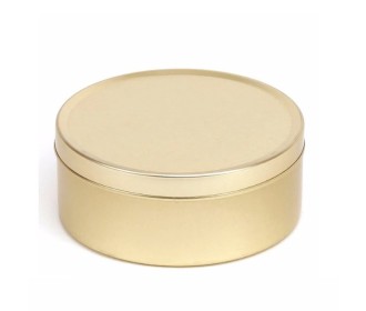 GOLD 250ml ΜΕΤΑΛΛΙΚΟ ΚΟΥΤΙ Δ9.8 Χ 4 εκ.