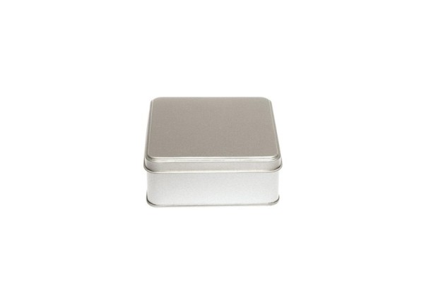 SILVER ΜΕΤΑΛΛΙΚΟ ΚΟΥΤΙ 10.2Χ10.2Χ4εκ. - 250ml SILVER ΜΕΤΑΛΛΙΚΟ ΚΟΥΤΙ 10.2Χ10.2Χ4εκ. - 250ml