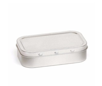 SILVER ΜΕΤΑΛΛΙΚΟ ΚΟΥΤΙ 9,7X5,9X2,3 εκ 100ml