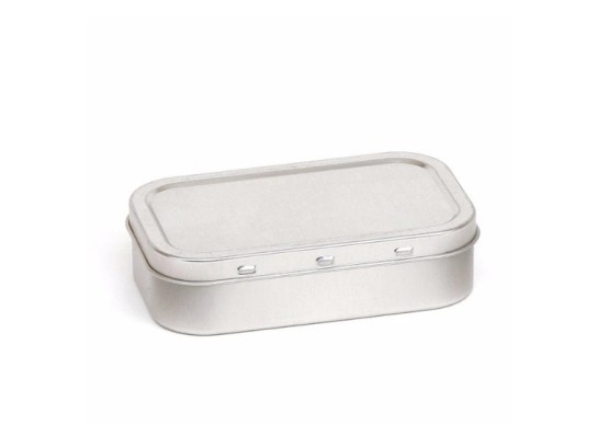 SILVER ΜΕΤΑΛΛΙΚΟ ΚΟΥΤΙ 9,7X5,9X2,3 εκ 100ml SILVER ΜΕΤΑΛΛΙΚΟ ΚΟΥΤΙ 9,7X5,9X2,3 εκ 100ml