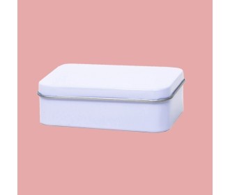 WHITE ΜΕΤΑΛΛΙΚΟ ΚΟΥΤΙ 10.7X7.3X2.8 εκ.