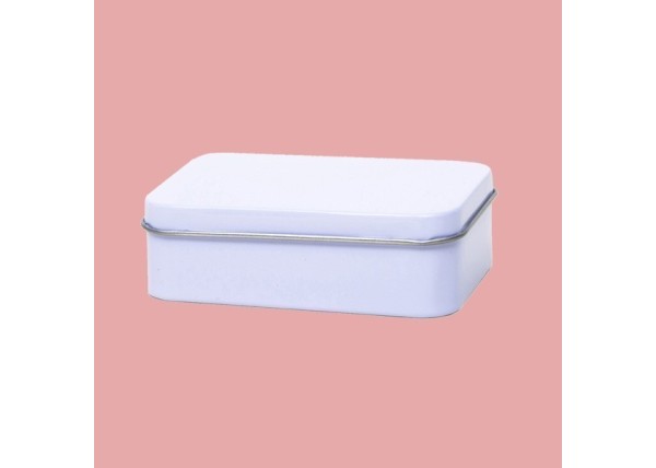 WHITE ΜΕΤΑΛΛΙΚΟ ΚΟΥΤΙ 10.7X7.3X2.8 εκ.