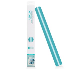 LOKLiK Heat Transfer Vinyl Aqua Blue 30cm x 180cm LOKLiK Heat Transfer Vinyl Aqua Blue 30cm x 180cm