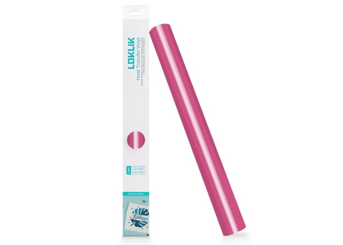 LOKLiK Heat Transfer Vinyl Basic Pink 30cm x 180cm LOKLiK Heat Transfer Vinyl Basic Pink 30cm x 180cm