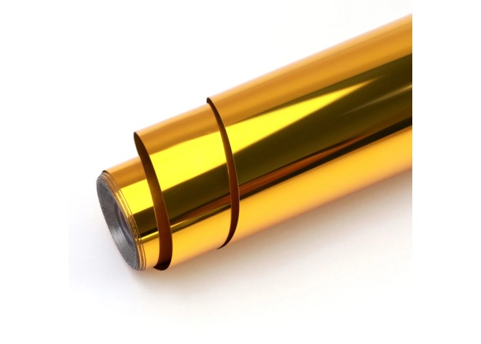 LOKLiK Permanent Adhesive Vinyl Mirror Metallic Gold 30.5x180cm