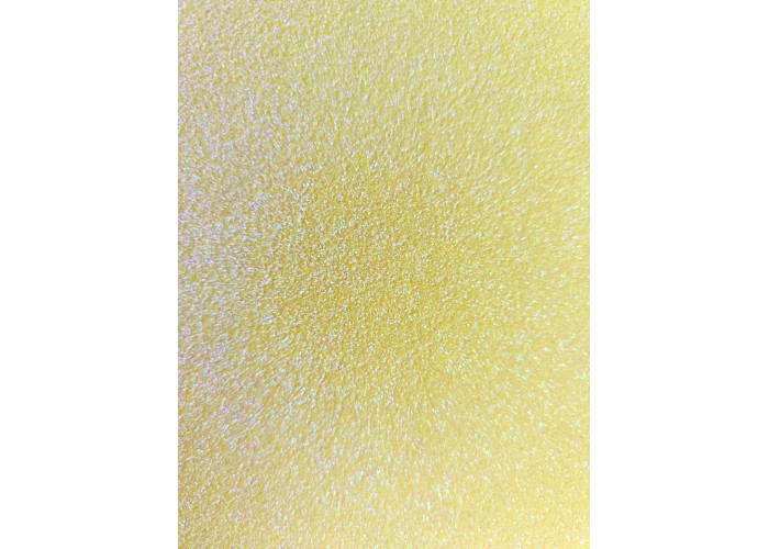 A4 Glitter Card Υellow iridesc 200g