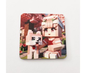 Ξύλινο διακοσμητικό Minecraft κορίτσι #3