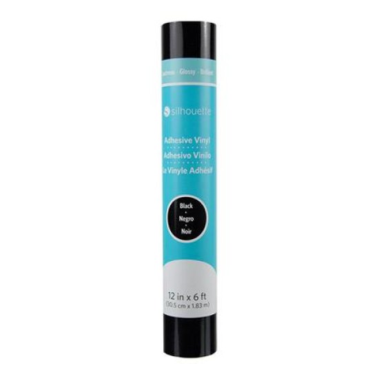 Βινύλιο αυτοκόλλητο 30.5cm x 1.83m gloss - Μαύρο Βινύλιο αυτοκόλλητο 30.5cm x 1.83m gloss - Μαύρο